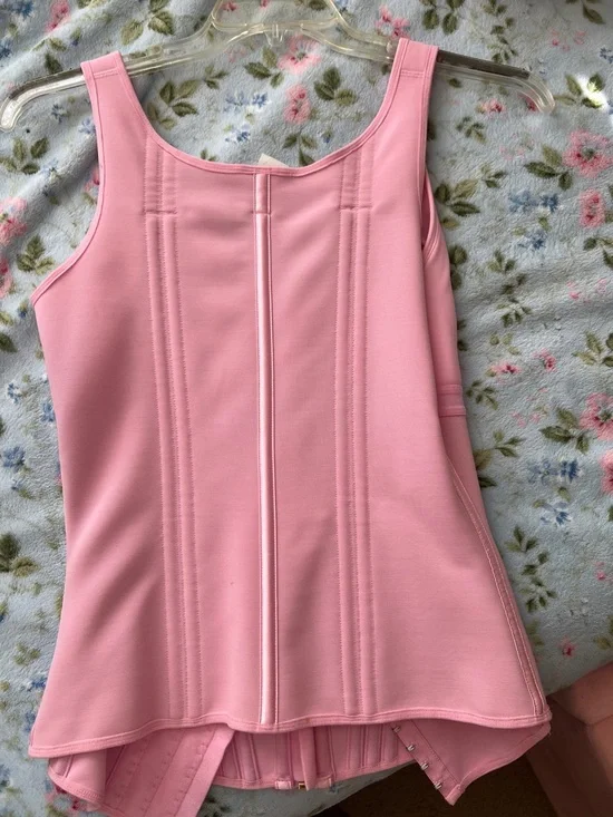 Pink Shapewear Bodysuit with Hook Closure - Unbranded - Picture 3 of 3